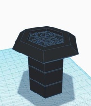geschmolzen vader helm anzeige tabelle star kriege kylo ren darth tfa dunkle seite spiele spielzeuge 3d print model - Mito3D