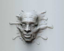 schmelzen Kunst Stück zeitgenössisch modern Skulptur abstrakt Dekoration Design Innere Skulpturen 3d print model - Mito3D