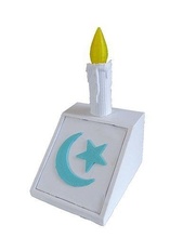 memorial light muslim led electronic candle usb moslem personalised hobby diy electronics 3d print model - Mito3D