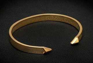 männer armband gold juwel silber armbänder northskull luxus design kunst leder druckbar diamant ring engagem sterling mode schmuck engagement hochzeit 3d print model - Mito3D