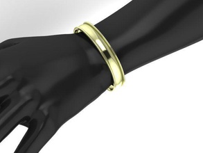 hommes bracelet or argent bijoux bijou mode beauté imprimable titane bande brassard bras cadeau bracelets 3d print model - Mito3D
