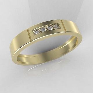men diamond wedding ring 3dm jewelry rings gold printable silver jewel engagement gem fashion white royaldesign royaldesign2018 golden 3d print model - Mito3D