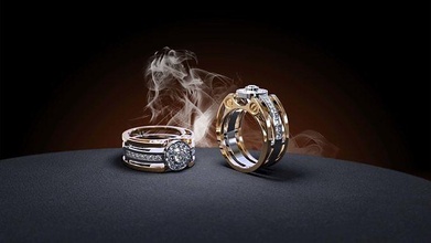 Männer Ring Schmuck Herren Signet Diamanten drucken Drucken Gold Silber Edelsteine Wachs druckbar Mode Design Luxus Juwel Diamant Schönheit Ringe 3d print model - Mito3D