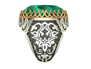 homens anel rubi imprimível ametista Casamento prata ouro gema joalheria moda noivado beleza argolas luxo diamante branco dedo 3d print model - Mito3D
