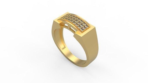 men ring 129 ring men man signet silver jewel jewelry diamonds men men ring gold printable platinum rings  3d print model - Mito3D