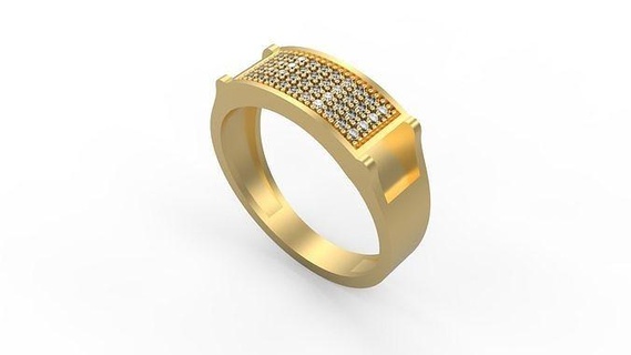 men ring 168 ring men man signet silver jewel jewelry diamonds men men ring gold printable platinum rings  3d print model - Mito3D