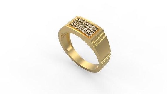 men ring 178 men ring man signet silver jewel jewelry diamonds men men ring gold printable platinum rings  3d print model - Mito3D