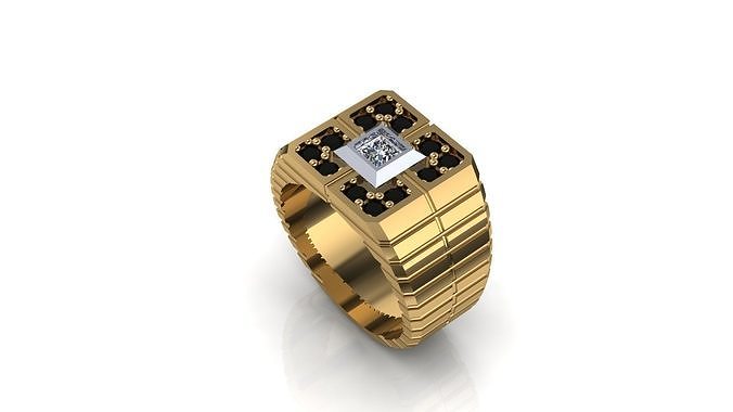 homens anel 41 rolex joalheria aço prata imprimível esterlina platina brilhante gema ouro diamante noivado moda beleza safira retro roupa rubi diamantado luxo argolas 3D print model - Mito3D