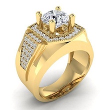 men ring mrd1-3 rings design diamonds jewelry luxury romantic wedding gold platinum silver rosegold collection vinatage earring bracelet pendant necklace bangles charm cad 3d print model - Mito3D