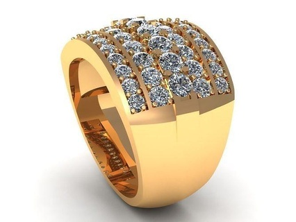 homens anel s44 jóia noivado Casamento jóias diamante prata joalheria ouro engagem moda esterlina pingente colar beleza brincos pingentes argolas 3d print model - Mito3D