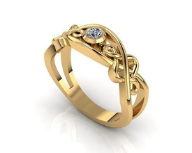 männer frauen ring schmuck silber druckbar diamant juwel engagement mode gold engagem hochzeit schönheit brillant platin ringe 3d print model - Mito3D