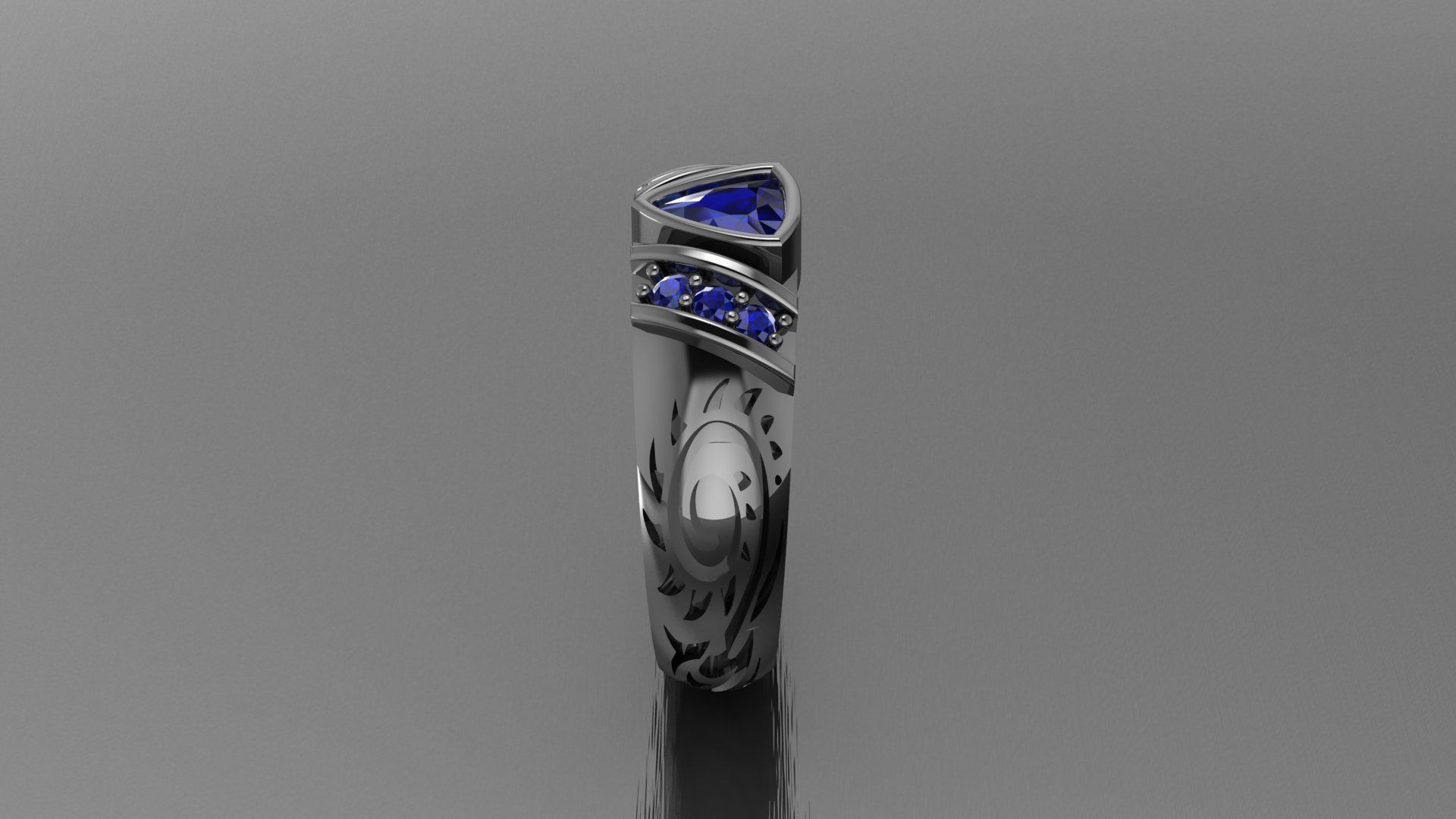 Männer Frauen Ringe 0011by Schmuck ring gold Mode diamond Hochzeit bedruckbar ist Juwel gem engagement 3D print model - Mito3D