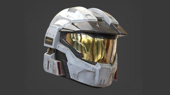 menachite cosplay helmet halo armor gaming props wearable 3d printing files infinite mkv hobby diy 3d print model - Mito3D