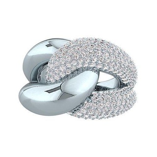 Herren ring 783 schick Ring Ring druckbar Mode Ring Sterling engagem Platin Schmuck Silber Diamant Schmuck Gold Juwel cad Diamant Ring brillant Hochzeit brillant Diamant Ringe 3d print model - Mito3D