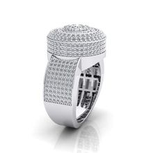 herren ring juwel hochzeit engagement schmuck diamant silber gold engagem mode sterling weiß anhänger halskette ringe 3d print model - Mito3D