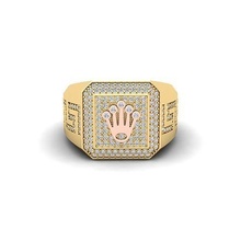 herren ring 01 juwel hochzeit engagement schmuck druckbar diamant silber gold engagem mode sterling schönheit halskette ringe 3d print model - Mito3D