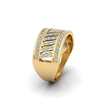 masculino anel 3d modelo jóia gema noivado casamento jóias diamante prata ouro joalheria engagem moda esterlina branco brilhante safira beleza argolas brincos 3d print model - Mito3D