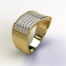 hombres anillo 3d pring modelo anillos solitario libra esterlina imprimible diamante platino brillante boda compromiso joya joyería plata blanco oro matrimonio 3d print model - Mito3D