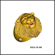 mens ring lion design jewelry rings gold man men fashion jewellery jewelri jewel silver mythical 3d print model - Mito3D