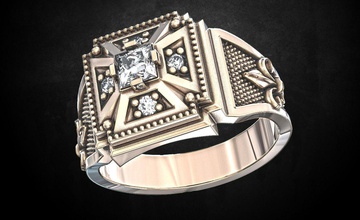 mens anello di pietre nascondiglio 189 gioielli 3dprinted il design moda oro d'oro gioiello stampa printabl stampabile la prototipazione anelli argento le nascondere luogo 3d print model - Mito3D