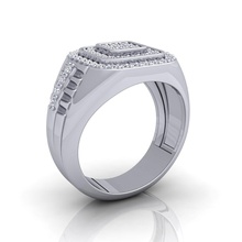 masculino rolex anel jóia gema noivado jóias diamante imprimível prata ouro joalheria engagem moda esterlina branco safira beleza 3d print model - Mito3D