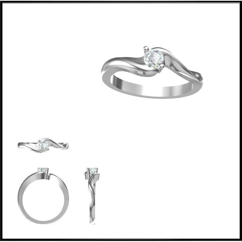 masculino solitário argolas joalheria cafajeste personalizadas 3dm noivado anel imprimível Casamento stl Arquivo 3D print model - Mito3D