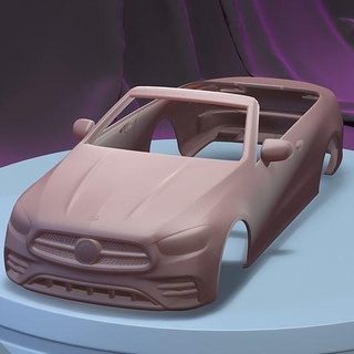 mercedes benz e class Cabrio amg hat 2021 yazdırılabilir araba vücut Mercedes sınıf yuva ölçülü Tamiya rc miniz kontrol tarayıcı Ninco Kyosho scx oyunlar oyuncaklar oyun Aksesuarlar 3d print model - Mito3D