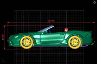 mercedes benz araba model anahtarlık hobi kendin yap otomotiv kilit düzeltmek bakım cıvata bit 3d print model - Mito3D