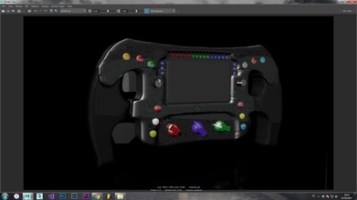 mercedes f1 steering wheel sim racing arduino simulator youtube diy 3d printing printed model hamilton rosberg hobby automotive 3d print model - Mito3D