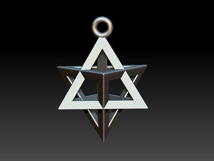 merkabah simbolo geometrico icosaedro merkaba sacro stampabile 3dprinting stampa Stampa stl matematico markebah merkebah piramide piramidi gioielleria ciondoli 3d print model - Mito3D