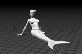 sirena sirenas griego mitología mar criatura criaturas medelis arte escultura modelo hermoso 3d peligroso marinero misterioso mujer esculturas 3d print model - Mito3D
