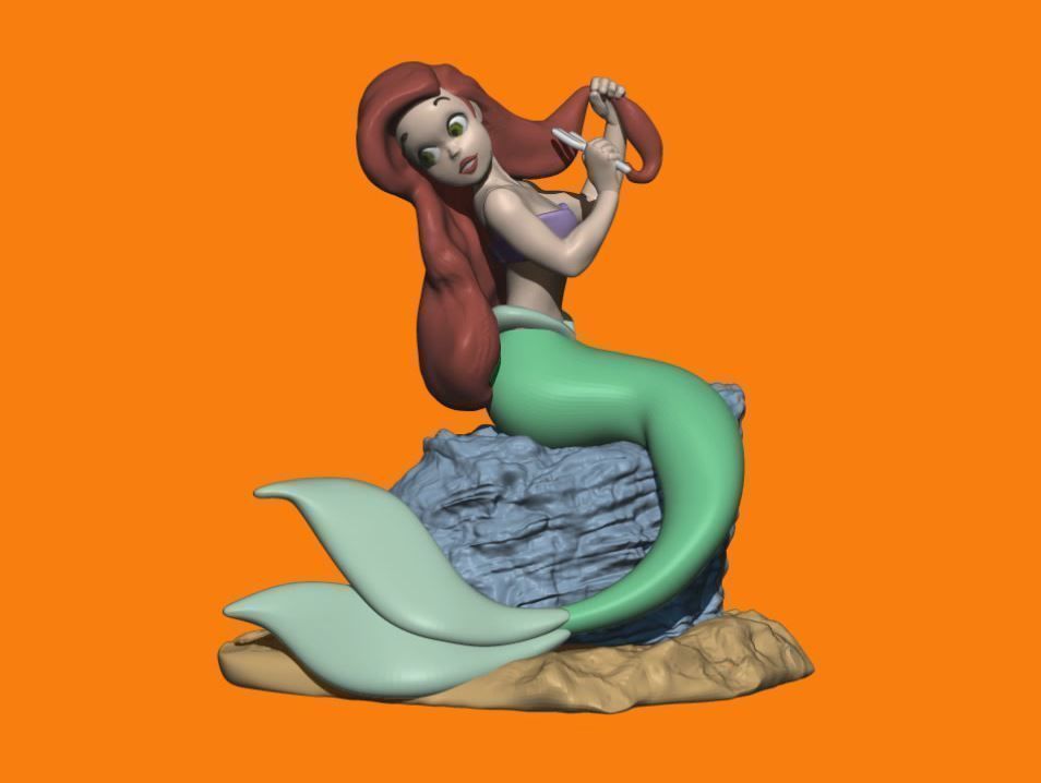 The Malignant Ursula from The Little Mermaid | 3D Print Model
