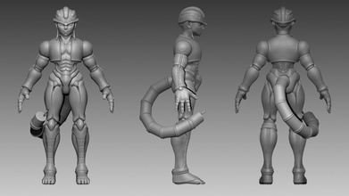 meruem esculpir caçador x hxh quimera formiga figura estátua escultura monstro criatura jogos brinquedos 3d print model - Mito3D