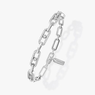 messika braccialetto pieno diamante mossa multi gioielleria marca lusso moda braccialetti 3d print model - Mito3D