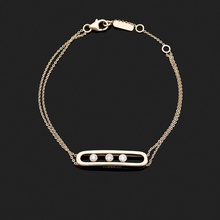 messika bracelets -cg11 gold fashion diamond 3d bracelet bijoux jewelry beauty 3d print model - Mito3D