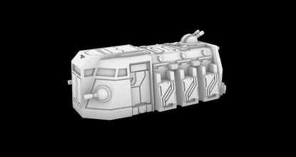 metal box armored 6mm game tank warofthestar games toys 3d print model - Mito3D