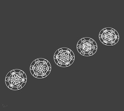 metatron cubo ciondoli medio pendente matematico geometrico geometriamatatron arte sacro simbolo simbolismo platonico solidi forma talismano gioielleria guarigione frattale stampato matematica 3d print model - Mito3D