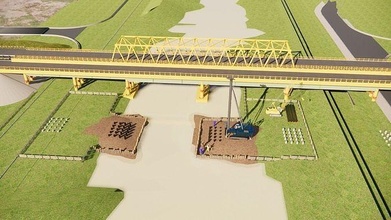 método erección aire libre arquitectura carretera puente vehículo césped cielo naturaleza arbusto ciudad casa 3d print model - Mito3D