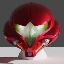 metroid fürchten samus aran inspiriert helm requisiten cosplay syifi scifi videospiel prime hobby diy 3d print model - Mito3D