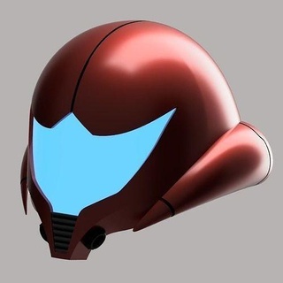 metroid fusion helmet samus nintendo games scifi aran cosplay character game sci fi hobby diy 3d print model - Mito3D