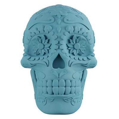 mexicano azúcar cráneo arte escultura dia muertos 3dprint decoración tradicional festivo celebracion detallado único coleccionable cultural vistoso ornamental mano vibrante simbólico esculturas 3d print model - Mito3D