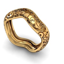 mfs jóias anel mulheres mfs0024 novo anéis 3d print model - Mito3D