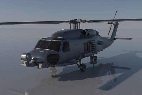 mh-60r blackhawk helicopter vehicle hobby aviation automotive sla fdm print rc toy resin 3dprint diy 3d print model - Mito3D