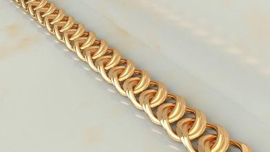 miami cubano catena collana or braccialetto modello oro gioielleria lusso argento stampabile collegamento pendente gioiello grazia collane 3d print model - Mito3D