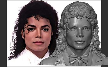 Michael Jackson portrait Danse Etats Unis homme style art sculptures 3d print model - Mito3D