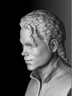 miguel jackson busto 3d impresión rey popular mj moonwalk caminante lunar bailarín cantante figura rollos diana pop juegos juguetes 3d print model - Mito3D