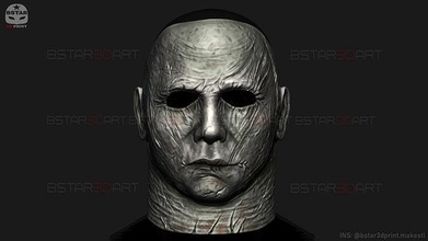 michael myers mask - dead by daylight friday 13th halloween cosplay dbd legions horror scary nightmare games toys 3d print model - Mito3D