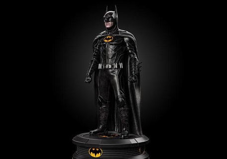 micheal keaton Batman moderno completo uomo dc carattere comico superuomo burlone veloce statua somiglianza figura miniature figurine sculture Bruce Wayne ezra supereroe pattinson arte 3d print model - Mito3D