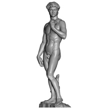 michelangelo david escultura clássico renascimento arte esculturas 3d print model - Mito3D