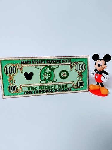 Mickey menta dolar ratón disney deco casa decoración 3D print model - Mito3D